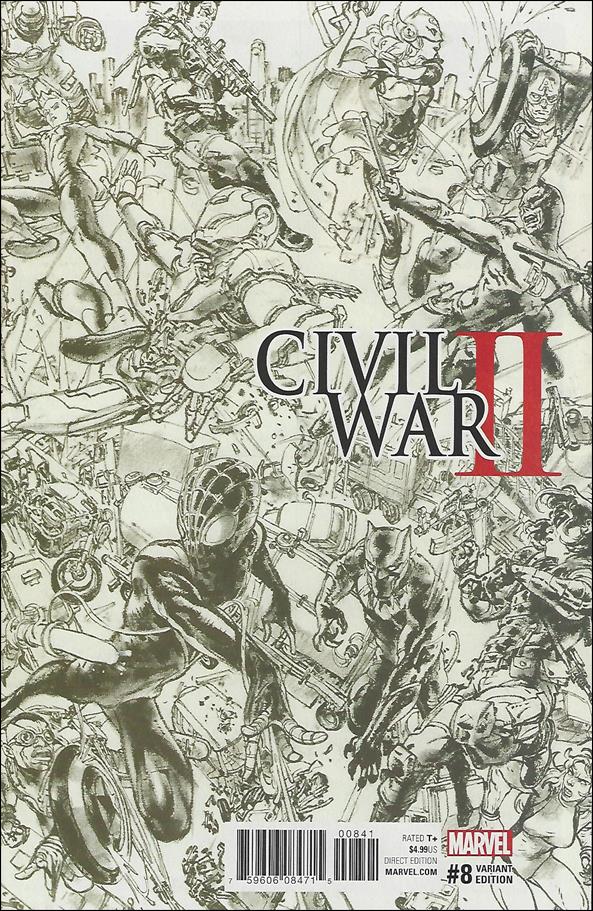 Civil War II issue 8-D Kim Jung Gi Connecting Cover