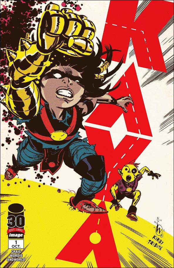 Kaya issue 1-B Wes Craig "Kirby Crackle" Cover