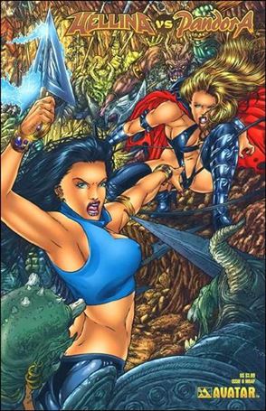 Hellina vs Pandora issue 0-D Wraparound Cover