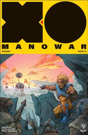X-O Manowar (2017) issue 3-B Kenneth Rocafort Cover