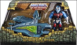Masters of the Universe Classics (Vehicles and Accessories) figure 12 Sky High with Jet Sled