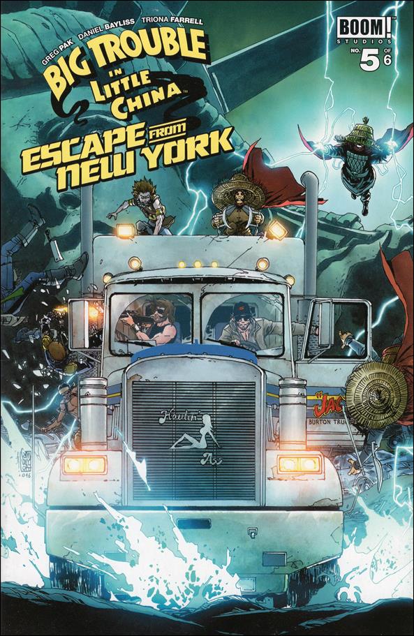 Big Trouble in Little China / Escape from New York issue 5-B Giuseppe Camuncoli Subscription Cover
