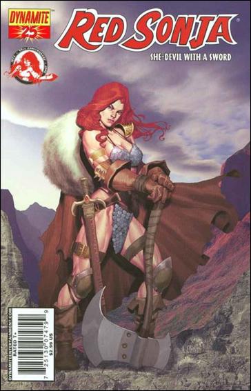 Red Sonja (2005) issue 25-B Ariel Olivetti Cover