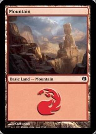 Magic the Gathering: Duel Decks: Heroes vs. Monsters (Base Set) card 35 Mountain