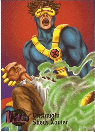 Marvel Ultra: Onslaught (Base Set) card 73 Onslaught Sheds Xavier