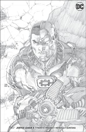 Justice League (2018) issue 5-C Jim Lee 1:100 Pencil Cover
