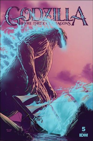 Godzilla: Here There be Dragons issue 5-D Scott Godlewski 1:25 Cover