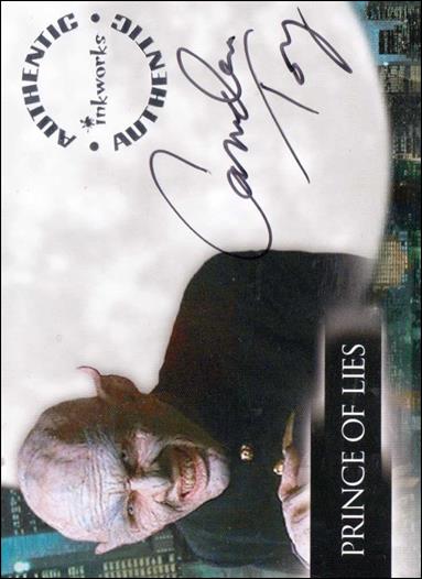 Angel: Season Five (Autograph Subset) card A43 Camden Toy as Prince of Lies