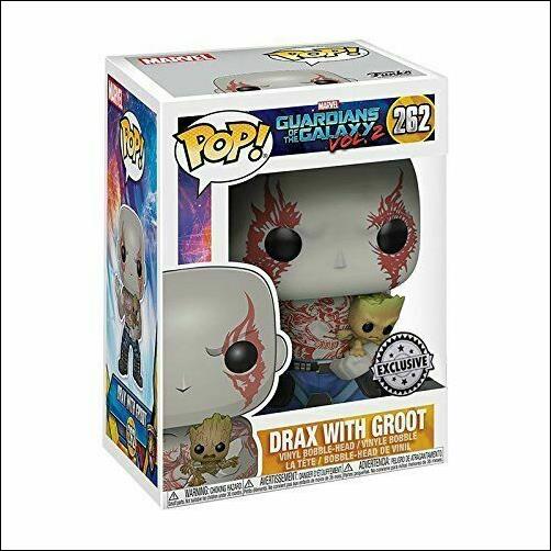 POP! Marvel figure 262 Drax with Groot (F.Y.E. Exclusive)