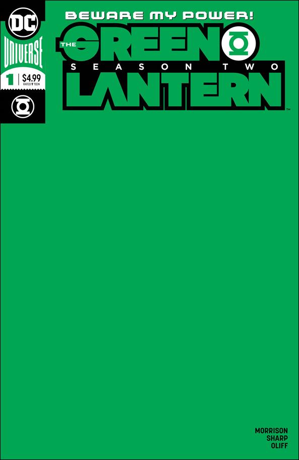 Green Lantern: Season Two issue 1-C Green Blank/Sketch Cover