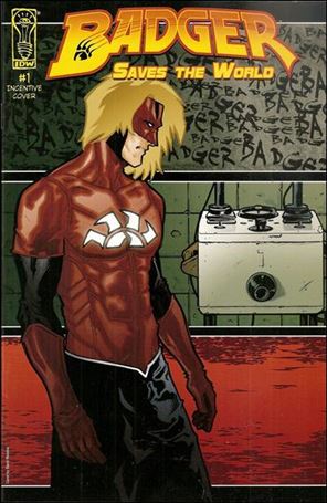 Badger Saves the World issue 1-B David Messina Cover