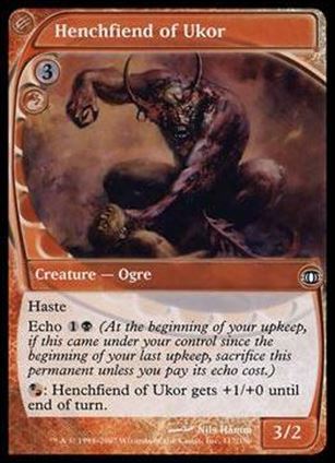 Magic the Gathering: Future Sight (Base Set) card 117 Henchfiend of Ukor