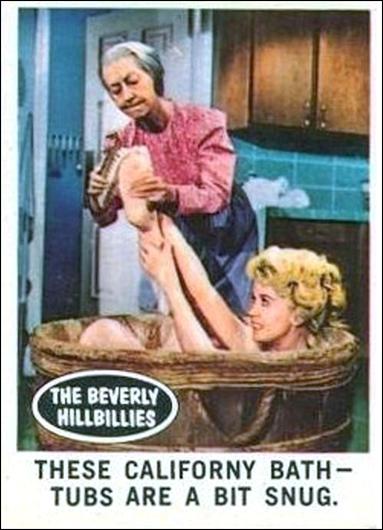 Beverly Hillbillies (Base Set) card 23 These Californy Bath-Tubs are a Bit Snug.