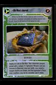 Star Wars: Reflections III (Base Set) card 151 Obi-Wan's Journal
