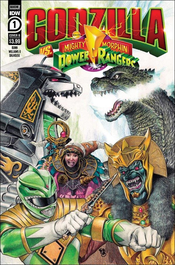Godzilla vs the Mighty Morphin Power Rangers issue 1-B E.J. Su Cover