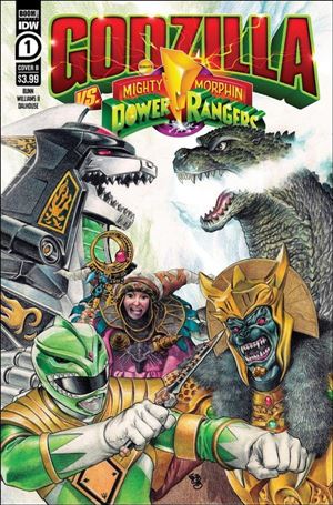 Godzilla vs the Mighty Morphin Power Rangers issue 1-B E.J. Su Cover