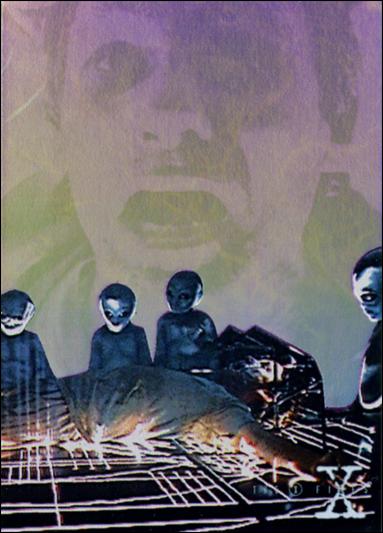 X-Files: Contact (Alien Visitations Foil Subset) card A2 Alien Abductors