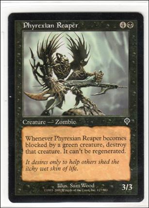 Magic the Gathering: Invasion (Base Set) card 117 Phyrexian Reaper
