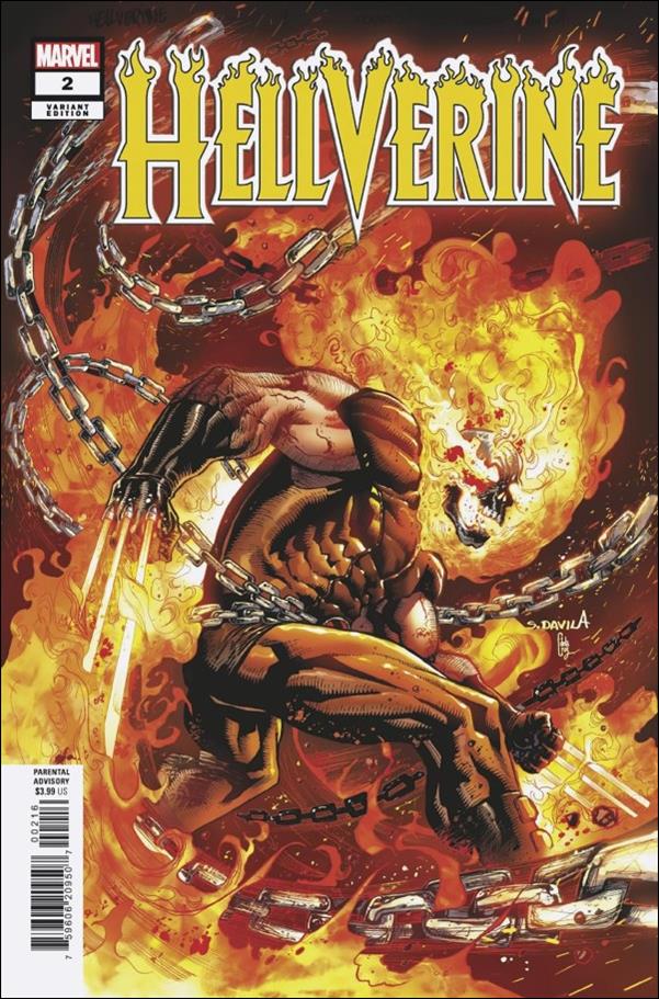 Hellverine issue 2-D Sergio Fernandez Dávila 1:25 Cover