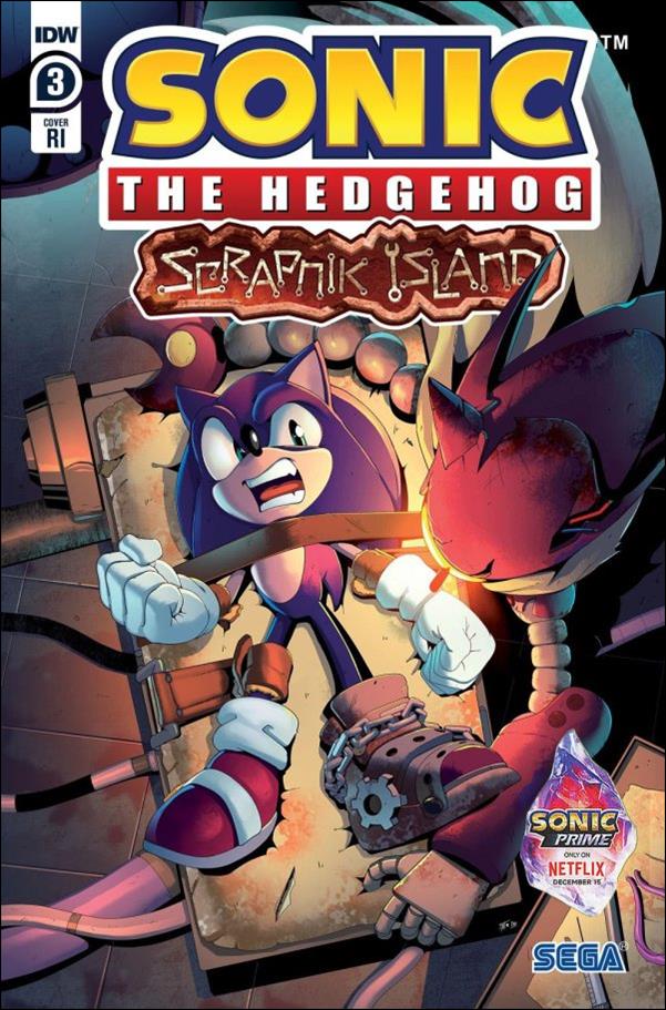 Sonic the Hedgehog: Scrapnik Island issue 3-C Adam Bryce Thomas 1:10 Cover