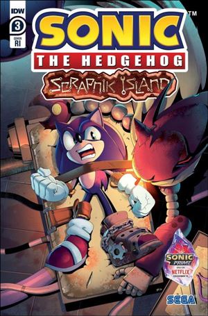 Sonic the Hedgehog: Scrapnik Island issue 3-C Adam Bryce Thomas 1:10 Cover