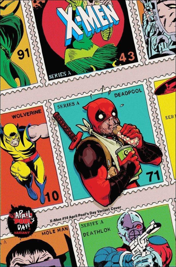 X-Men (2024) issue 14-D David López April Pool's Day Cover