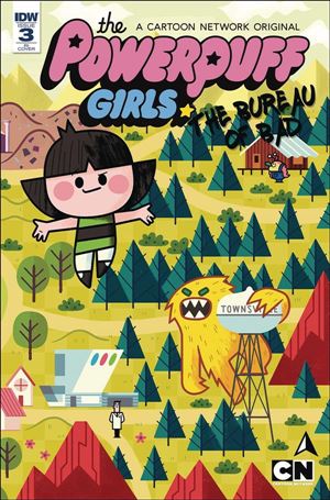 Powerpuff Girls: Bureau Of Bad issue 3-C Andrew Kolb 1:10 Cover
