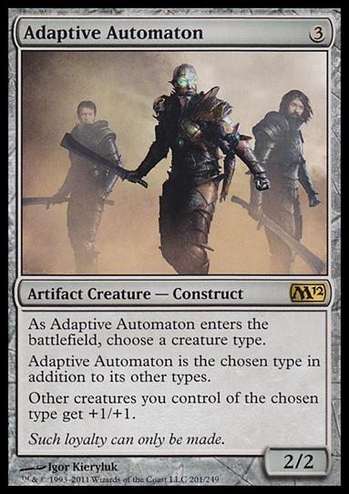 Magic the Gathering: 2012 Core Set (Base Set) card 201 Adaptive Automaton