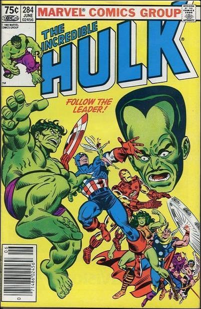 Incredible Hulk (1968) issue 284-B Canadian Price Cover