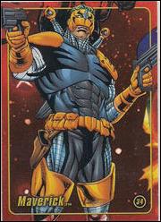 Marvel Heroes Figure Factory: Series 2 (Base Set) card 34 Maverick