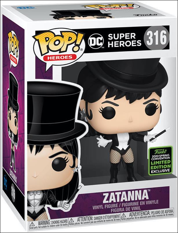 POP! Heroes figure 316-B Zatanna Spring Convention Exclusive 2020