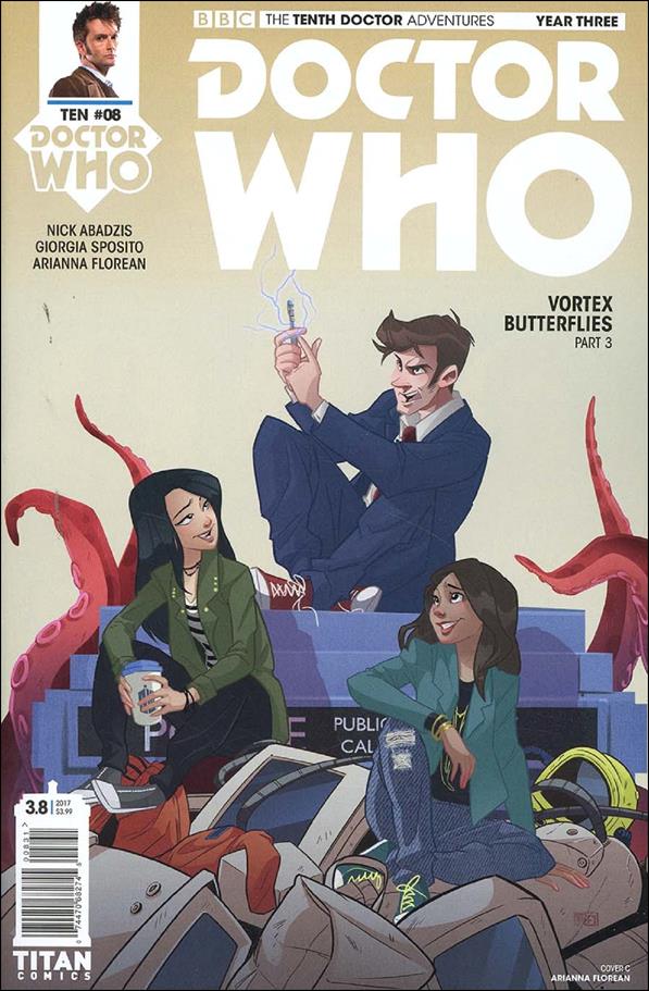 Doctor Who: The Tenth Doctor Year Three issue 8-C Arianna Florean Cover