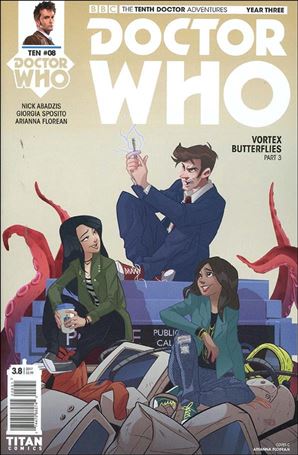 Doctor Who: The Tenth Doctor Year Three issue 8-C Arianna Florean Cover