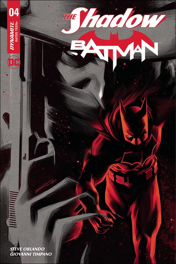 Shadow / Batman issue 4-I Brandon Peterson 1:40 Black and White Cover