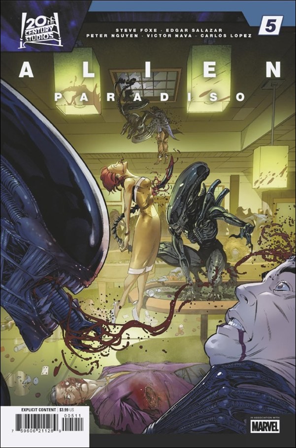 Alien: Paradiso issue 5 Iban Coello Cover