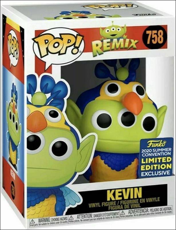 POP! Disney figure 758-B Kevin (Alien Remix) Summer Convention 2020