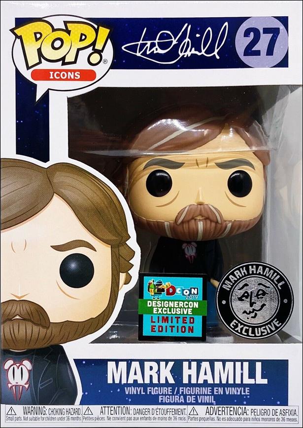 POP! Icons figure 27 Mark Hamill (Black Shirt) Designer Con Exclusive