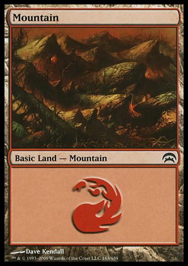 Magic the Gathering: Planechase (Base Set) card 163 Mountain