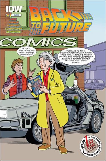 Back to the Future (2015) issue 1-MA Ken Wheaton 1st Print Comics Cover