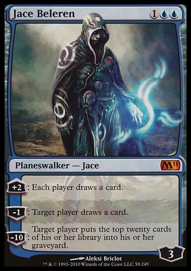 Magic the Gathering: 2011 Core Set (Base Set) card 58 Jace Beleren
