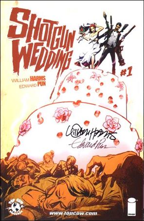 Shotgun Wedding (2014) issue 1-B Double Cover (Signed by Harms & Pun)