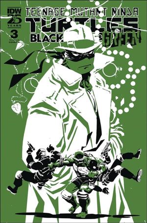 Teenage Mutant Ninja Turtles: Black, White, & Green issue 3-B Riley Rossmo Cover