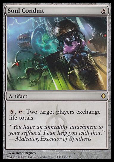 Magic the Gathering: New Phyrexia card 158 Soul Conduit