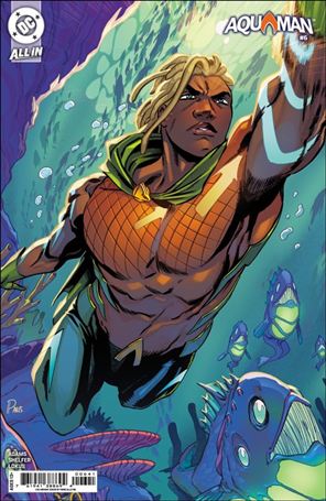 Aquaman (2025) issue 6-E Paris Alleyne 1:25 Cardstock Cover