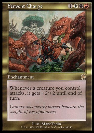 Magic the Gathering: Apocalypse (Base Set) card 98 Fervent Charge