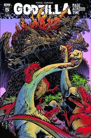 Godzilla: Rage Across Time issue 5-B Jeff Zornow Subscription Cover