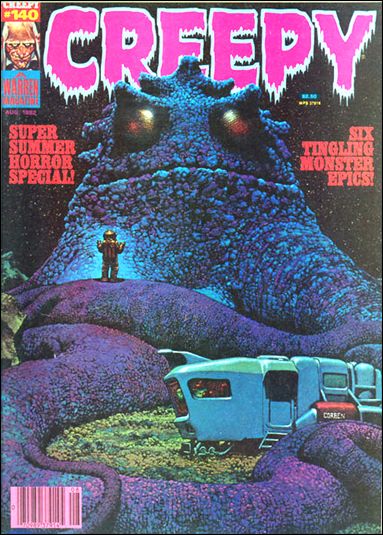 Creepy issue 140 Richard Corben cover