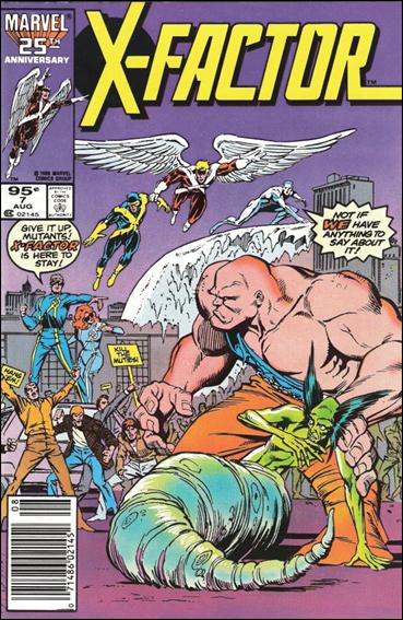 X-Factor (1986) issue 7-B Canadian Price Cover
