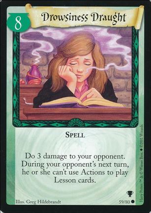 Harry Potter: Quidditch Cup (Base Set) card 59 Drowsiness Draught