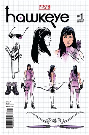 Hawkeye (2017) issue 1-D Leonardo Romero 1:10 Design Cover